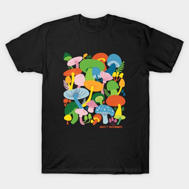 The Mighty Mushroom! T-Shirt by Loo McNulty Design